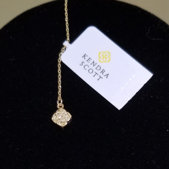 Kendra Scott - Mini "Abbie" Gold Satellite Short Pendant Necklace - NWT - Picture 7 of 11